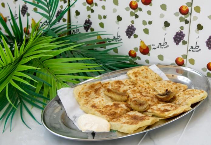 مطبق موز بالقشطة